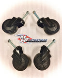 4" Polyurethane Casters, set of (4)